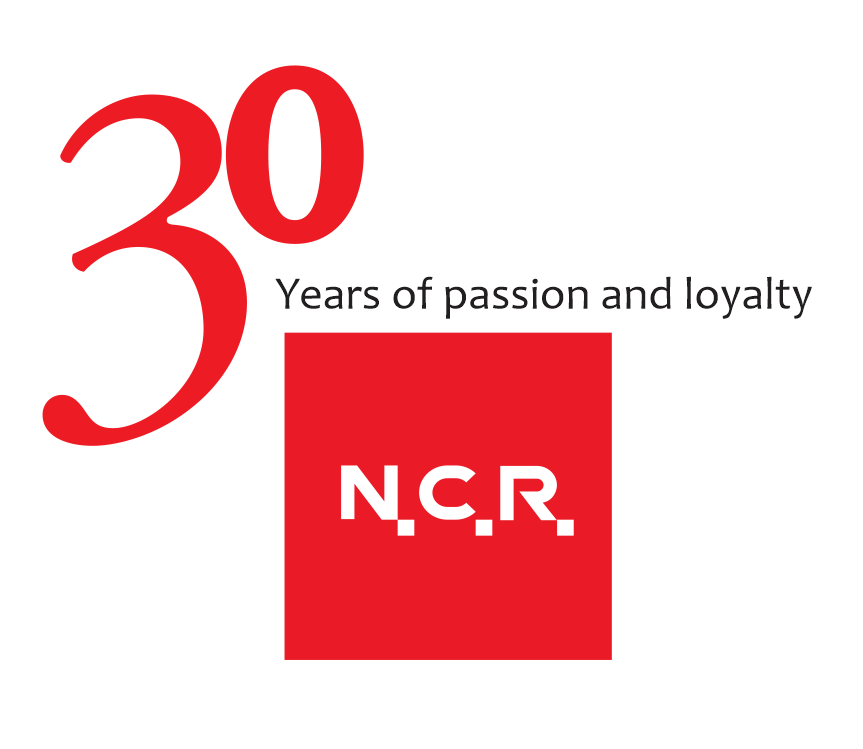 NCR 30let logo