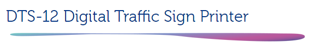 DTS-12 Digital Traffic Sign Printer logo