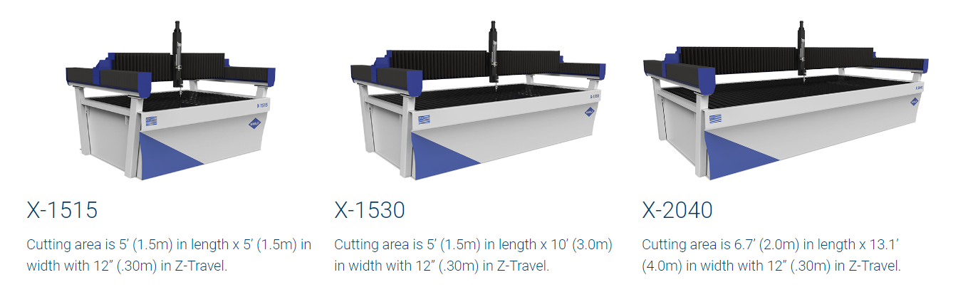 Waterjet X Series modeli 01